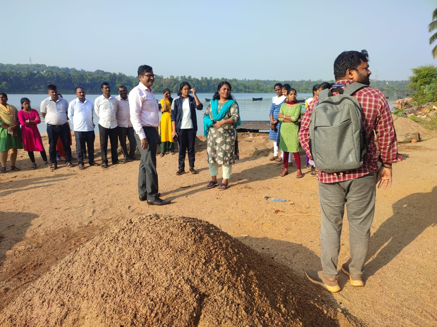 Karwar: Deputy Commissioner Leads Crackdown on Illegal Sand Mining in Kumta and Ankola Taluks