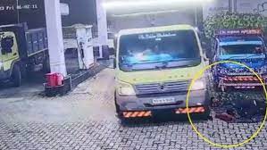 Udupi: Truck Accidentally Runs Over Sleeping Man at Petrol Bunk