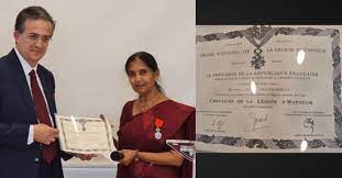 ISRO Scientist VR Lalithambika Awarded France's Highest Civilian Award