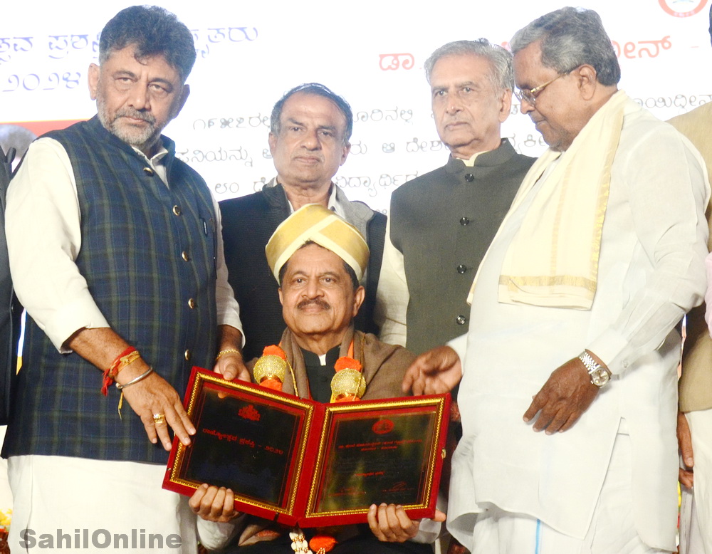 Karnataka Govt honors Dr. Thumbay Moideen with Rajyotsava award for contributions to healthcare and education