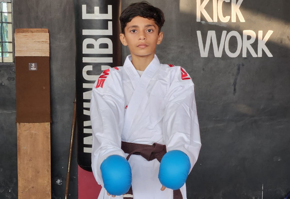 Bhatkal Boy Falah MJ to Represent India in World Karate Youth League near Dubai