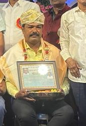 Raghavendra Hebbar Honored with GS Hegde Ajjebala Award in Sirsi