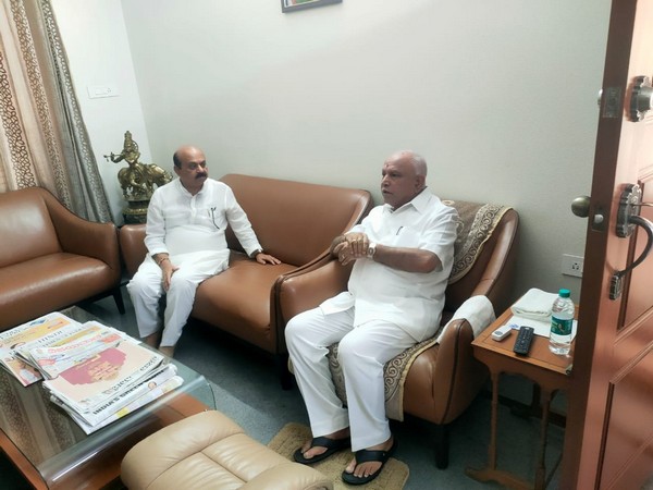 Karnataka: Ex-CM Bommai meets Yediyurappa amid talks in BJP to decide LoP