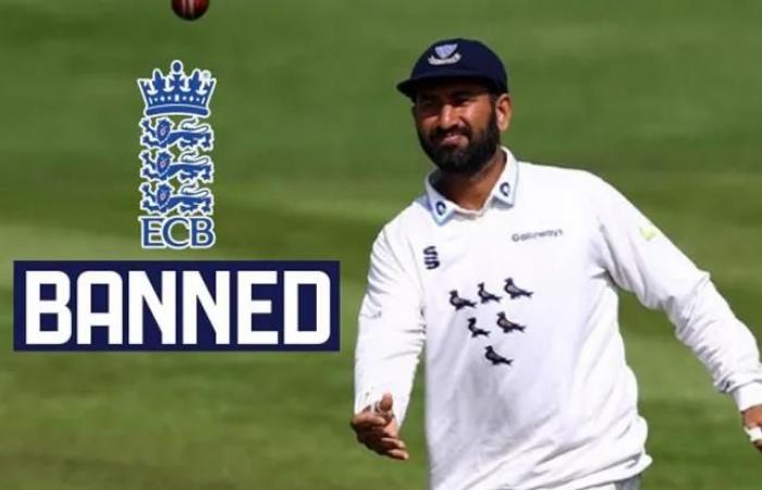 Cheteshwar Pujara suspended for one County Championship match