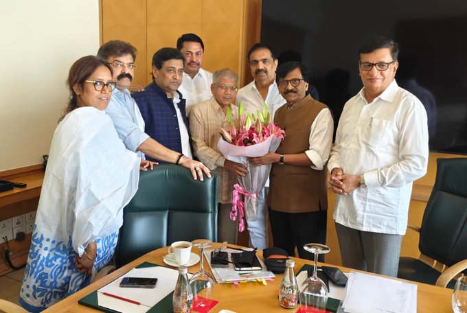 Prakash Ambedkar joins Lok Sabha seat-sharing talks with Maha Vikas Aghadi in Maharashtra