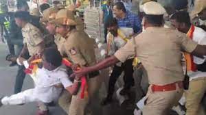 Hundreds of protestors detained as precaution during Karnataka bandh; no violence reported: Police