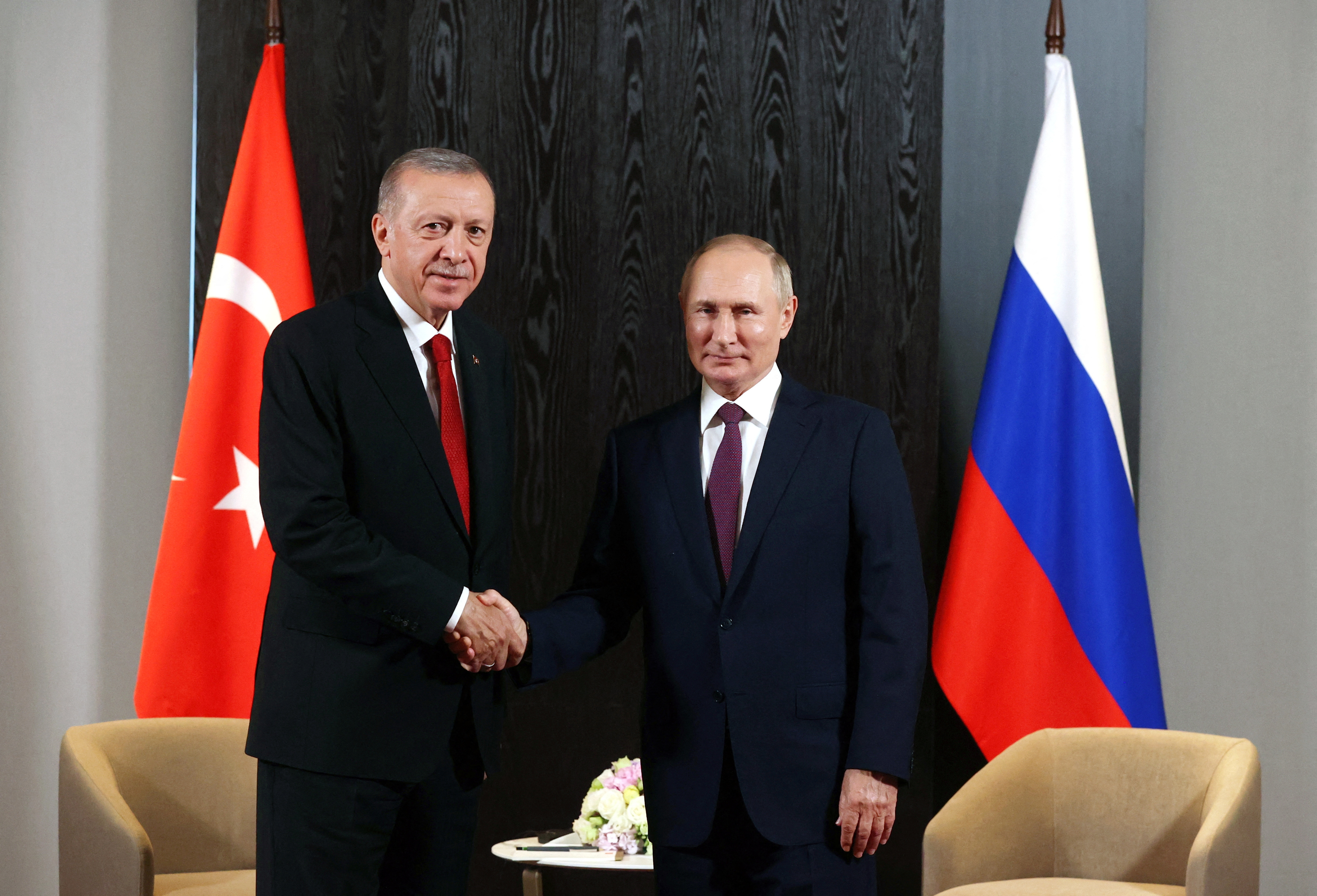 Turkey’s president meets Russia’s Putin and aims to revive the wartime Ukraine grain export deal