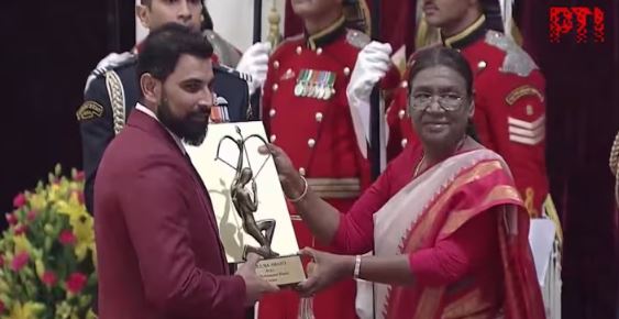 National Sports Awards: Shami among those honoured by President Murmu