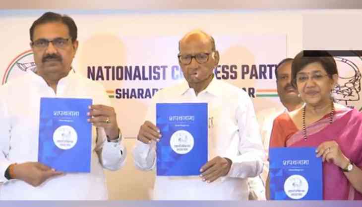 NCP (SP) unveils manifesto; favours caste census, stresses on welfare of farmers and women