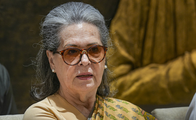 Very hopeful results will be totally opposite to exit polls: Sonia Gandhi