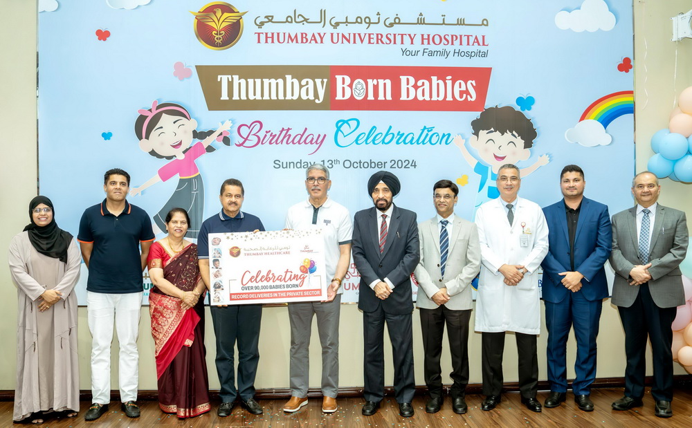 Thumbay healthcare celebrates milestone of over 90,000 deliveries