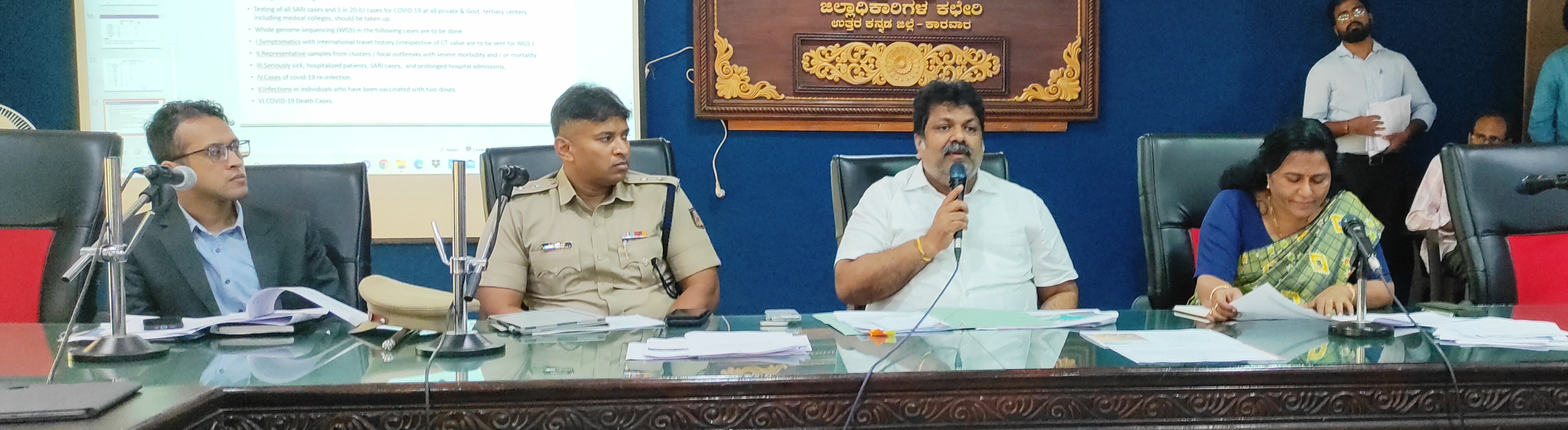 Karwar: Minister Vaidya Warns Tahsildars Over Drought Management Failures