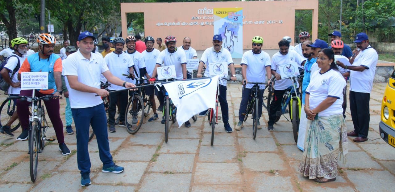 Walkathon for voting awareness and women's day celebration in Bengaluru